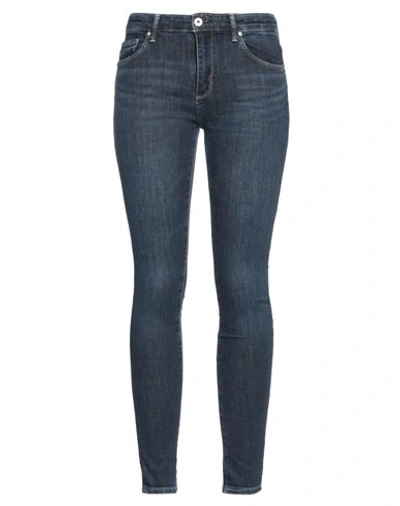 Ag Jeans Woman Jeans Blue Size 31 Cotton, Polyester, Elastane