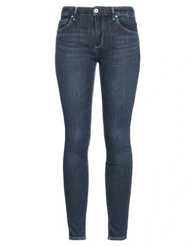 Ag Jeans Woman Jeans Blue Size 27 Cotton, Polyester, Elastane