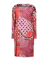 Clips More Woman Mini Dress Red Size 10 Viscose, Elastane, Polyester, Polyurethane In Red