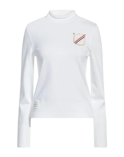 Thom Browne Woman T-shirt White Size 10 Cotton