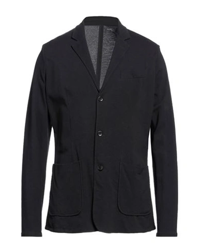 Majestic Filatures Man Suit Jacket Black Size Xxl Cotton