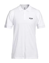 Moschino Man Polo Shirt White Size Xxl Cotton