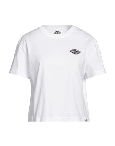 Dickies Woman T-shirt White Size M Cotton