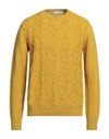 Aion Man Sweater Mustard Size 40 Virgin Wool In Yellow