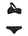 Federica Tosi Woman Bikini Black Size M Polyamide, Elastane