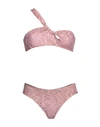 Federica Tosi Woman Bikini Pink Size L Polyamide, Elastane