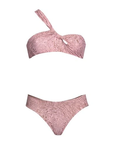Federica Tosi Woman Bikini Pink Size L Polyamide, Elastane In Pink