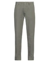Michael Coal Man Pants Sage Green Size 31 Cotton, Elastane In Sage Green