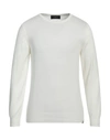 Liu •jo Man Man Sweater Off White Size M Cotton, Acrylic