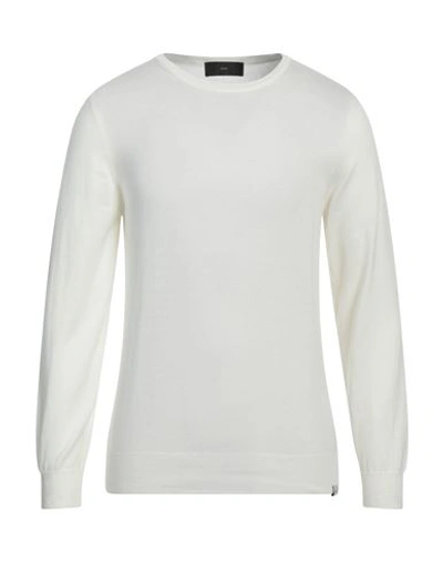 Liu •jo Man Man Sweater Off White Size M Cotton, Acrylic