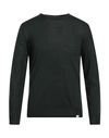 Liu •jo Man Man Sweater Dark Green Size S Cotton, Acrylic
