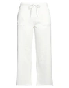 POLO RALPH LAUREN POLO RALPH LAUREN WOMAN PANTS WHITE SIZE M COTTON, POLYESTER