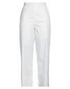 Antonelli Woman Pants White Size 4 Cotton, Polyamide, Elastane