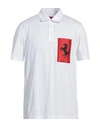 Ferrari Man T-shirt White Size Xxl Cotton