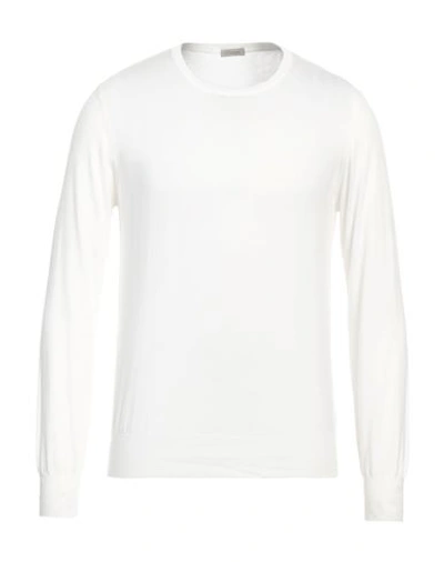 Cruciani Man Sweater White Size 38 Cotton