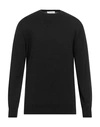 Cruciani Man Sweater Black Size 40 Cotton