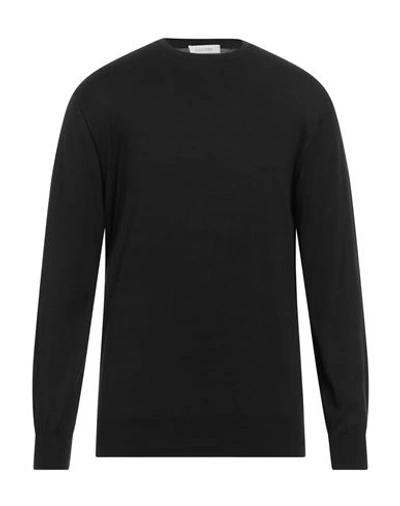 Cruciani Man Sweater Black Size 40 Cotton