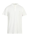 Scout Man Polo Shirt Ivory Size L Cotton In White