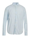 Fradi Man Shirt Light Blue Size 18 Cotton