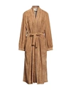 Momoní Woman Overcoat & Trench Coat Camel Size 10 Viscose In Beige