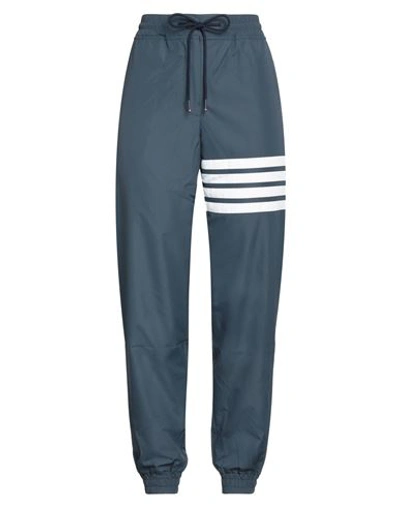 Thom Browne Woman Pants Navy Blue Size 4 Polyester, Nylon