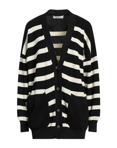 Liviana Conti Woman Cardigan Black Size 6 Viscose, Polyamide