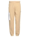Diadora Pant 2030 Man Pants Sand Size L Recycled Cotton In Beige