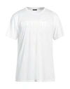 Patrizia Pepe Man T-shirt White Size Xxl Lyocell, Cotton