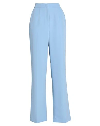 Liu •jo Woman Pants Sky Blue Size 8 Polyester, Elastane In Blue