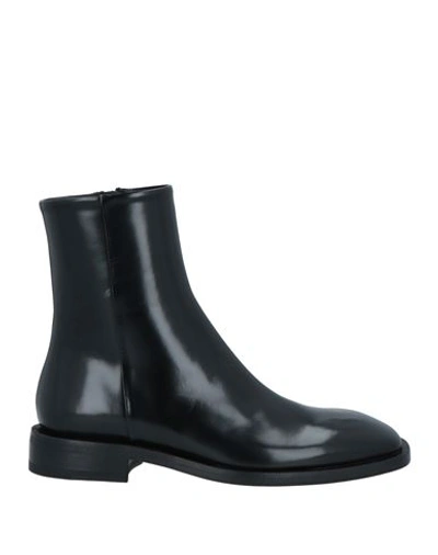Mattia Capezzani Woman Ankle Boots Black Size 10 Soft Leather