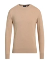 Armata Di Mare Man Sweater Sand Size 3xl Polyamide, Wool, Viscose, Cashmere In Beige
