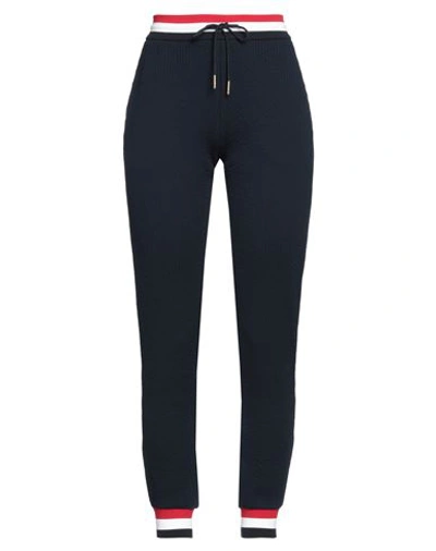 Thom Browne Woman Pants Navy Blue Size 2 Cotton, Elastane