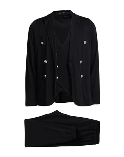 Takeshy Kurosawa Man Suit Black Size M Viscose, Polyester, Elastane