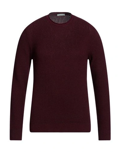 Block23 Man Sweater Deep Purple Size 38 Polyamide, Wool, Viscose, Cashmere In Purple