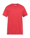 Pangaia Man T-shirt Red Size Xxl Organic Cotton, Seacell