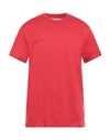 Pangaia Man T-shirt Red Size S Organic Cotton, Seacell