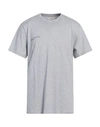 Pangaia Man T-shirt Light Grey Size M Organic Cotton, Seacell In Grey