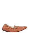 Eleventy Woman Loafers Brown Size 9 Soft Leather In Brown
