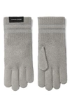 Canada Goose Barrier Wool Gloves In Heather Grey
