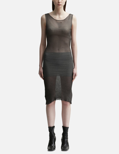 Paloma Wool Lunes Asymmetric-neck Dress In Grey