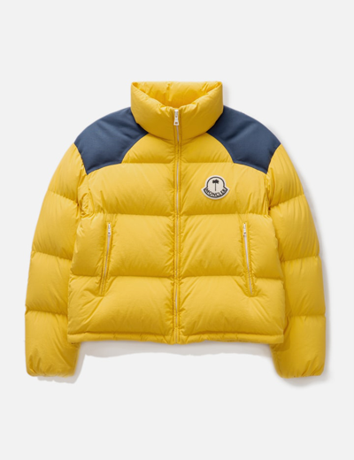Moncler Genius 8 Moncler X Palm Angels Nevis Puffer Jacket Wityh Contrasting Yoke In Multi-colored