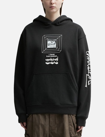 Brain Dead Electronique Hoodie In Black