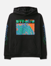 Brain Dead Videosphere Hooded Sweatshirt In Black