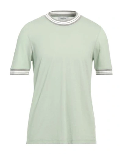 Gran Sasso Man T-shirt Green Size 40 Cotton