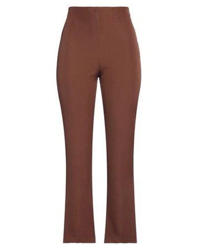 Boutique De La Femme Pants In Brown