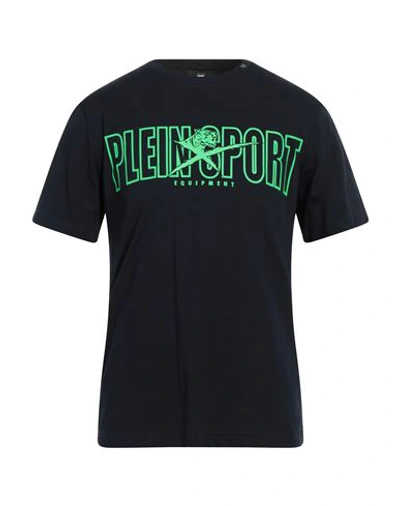 Plein Sport Man T-shirt Midnight Blue Size Xxl Cotton