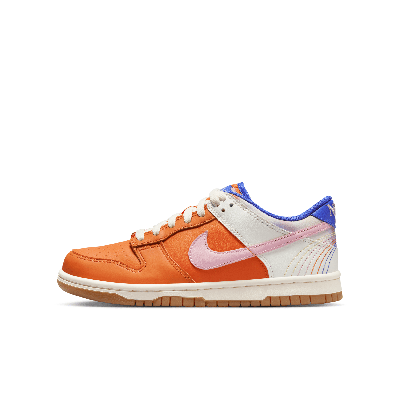 Nike Dunk Low Se Big Kids' Shoes In Orange