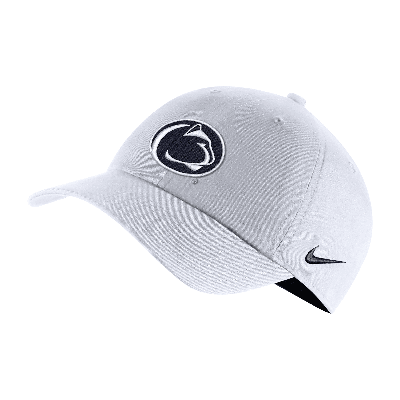 Nike Penn State Heritage86  Unisex College Logo Cap In White
