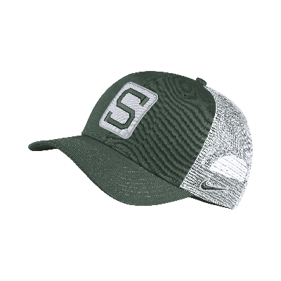 Nike Michigan State Classic99  Unisex College Trucker Hat In Green