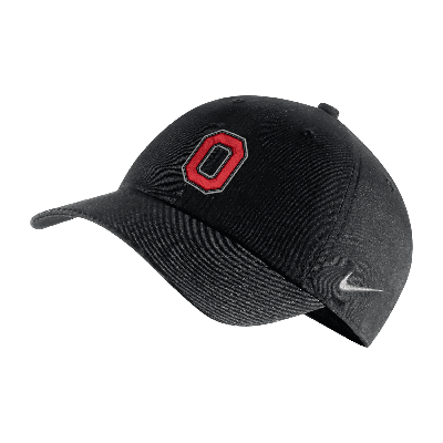 Nike Ohio State  Unisex College Logo Cap In Black